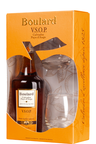 Boulard VSOP Calvados Pays D'Auge 40% 0,7л (Gift box+2glass)