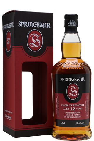Springbank Single Malt Scotch Whisky Aged 12 Years Cask Strength 55,4% 0,7л