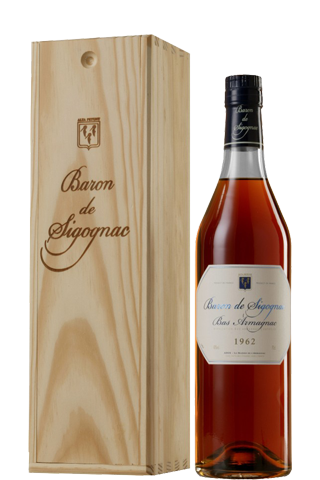 Bas Armagnac Baron de Sigognac 1962 40% 0,7л (wood.box)