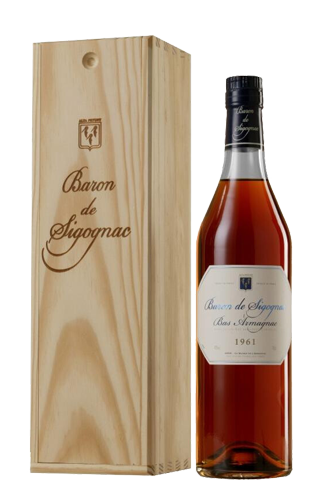 Bas Armagnac Baron de Sigognac 1961 40% 0,7л (wood.box)