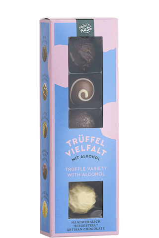 Trüffelvielfalt, mit Alkohol 62г