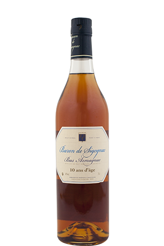 Bas Armagnac Baron de Sigognac 10 ans d'age Excellence 40% 0,7л