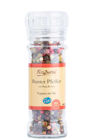 Bunter Pfeffer mit Rosa Beeren in der Mühle 45г
