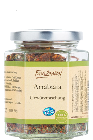 Arrabiata Gewürzmischung spice preparation 50г glass, FassZination