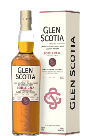 Glen Scotia Double Cask Rum Finish Single Malt 46% 0,7л (к/кор)