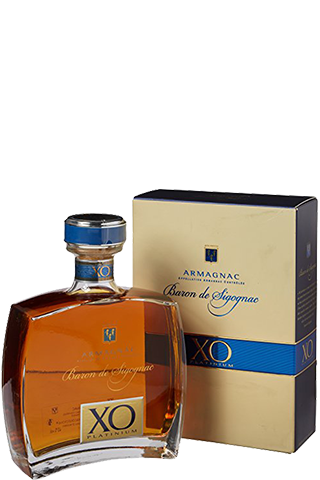 Armagnac Baron de Sigognac XO Platinium 40% 0,7л 