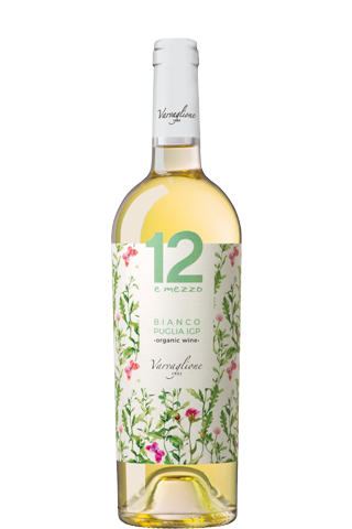 Varvaglione 12 e Mezzo Bianco IGP Puglia organic wine 2024 12,5% 0,75л