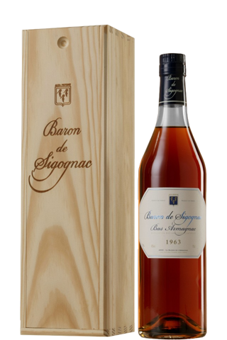 Bas Armagnac Baron de Sigognac 1963 40% 0,7л (wood.box)