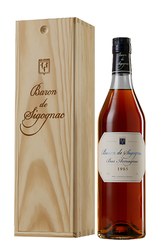 Bas Armagnac Baron de Sigognac 1985 40% 0,7л (wood.box)