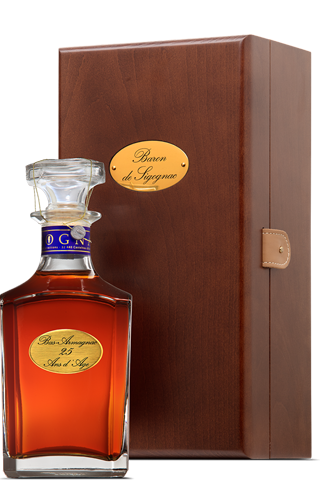 Bas Armagnac Baron de Sigognac 25 ans d'age 40% 0,7л GP (coffret)
