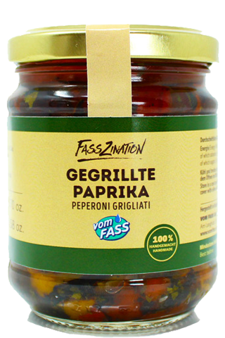 Gegrillte Paprika 190г Glas, FassZination