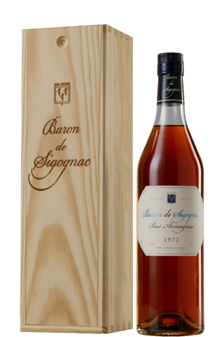 Bas Armagnac Baron de Sigognac 1972 40% 0,7л (wood.box)