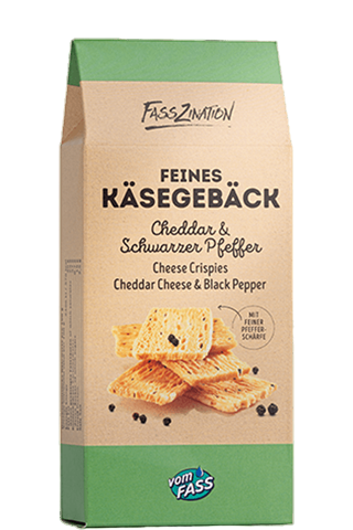 Käsegebäck Cheddar & schwarzer Pfeffer 70г 