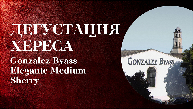 Дегустация хереса Gonzalez Byass Elegante Medium Sherry