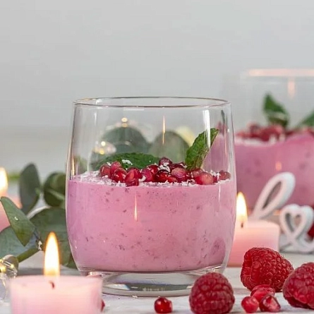 Малиновый мусс с ликёром Crème de Framboise