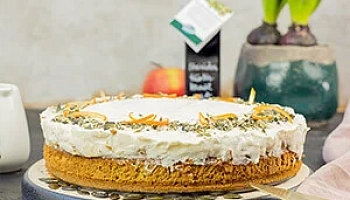 Осенний пирог с яблоком, тыквенным маслом и семечками